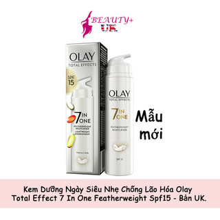 Kem Dưỡng Ngày Siêu Nhẹ Chống Lão Hóa Olay Total Effect 7 In One Featherweight Spf15 - Bản UK