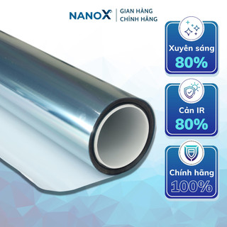 Phim cách nhiệt cửa kính trong suốt chống nắng cho nhà ở & văn phòng NanoX A75