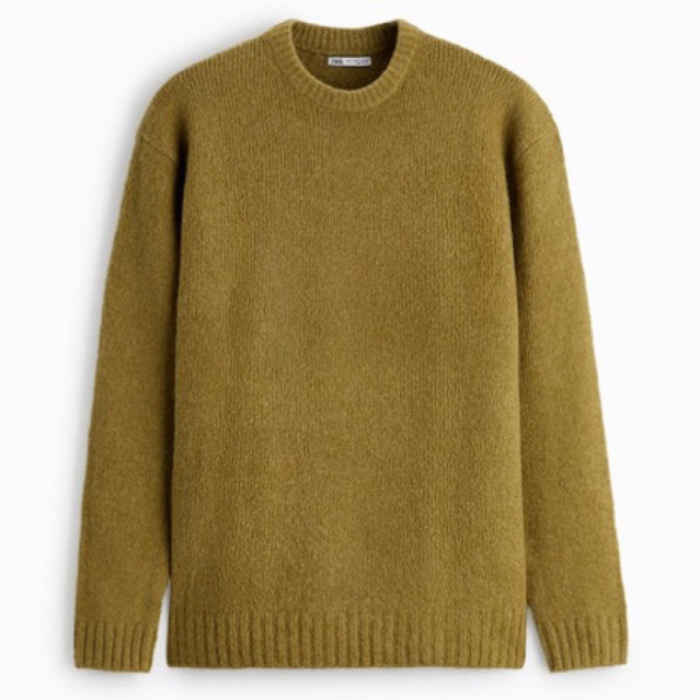 Áo len nam Zara authentic TEXTURED SWEATER size M