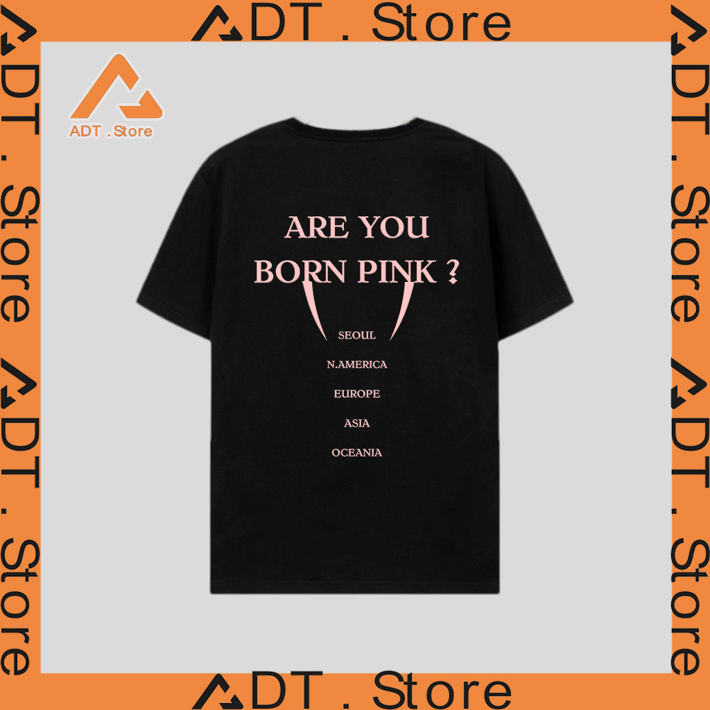 Áo thun Blackpink World Tour Born Pink cực chất giá rẻ