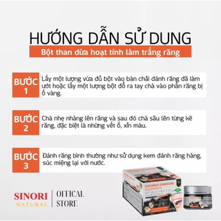 Bột trắng răng than dừa hoạt tính