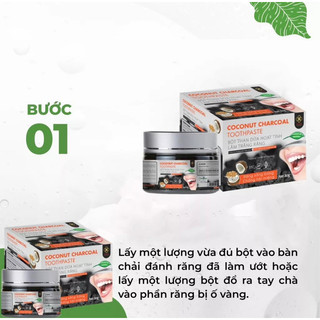 Bột trắng răng than dừa hoạt tính