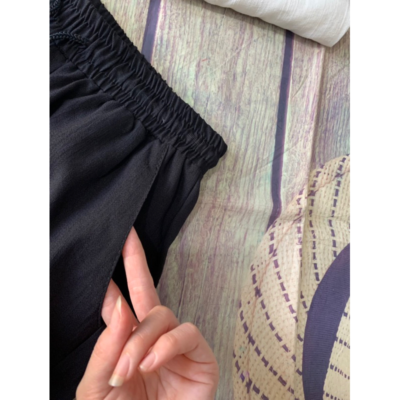 Quần dài đũi nam cạp chun thoải mái, chất đũi xước mát, from slim