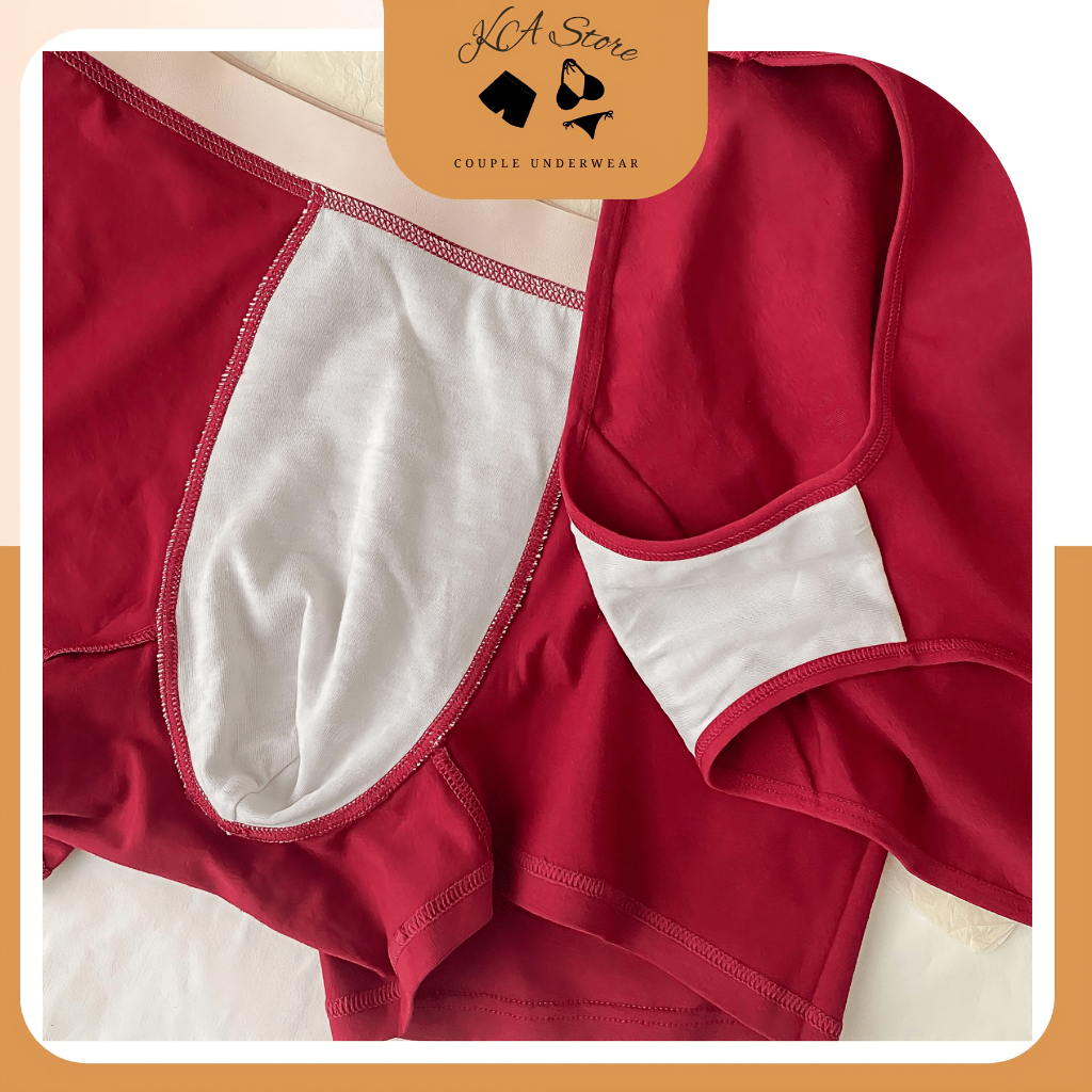 Quần Lót Đôi Nam Nữ- Cặp Đôi Dễ Thương Có Lớp Kháng Khuẩn Cao Cấp K01 KASTORE
