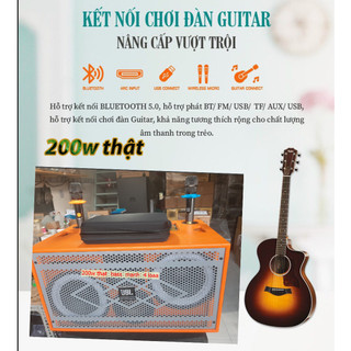 LOA KÉO  2 tất  x 2  loa  DJ K10  TẶNG KÈM 2 MICRO CHỐNG NHIỄU KHÔNG DÂY 200w