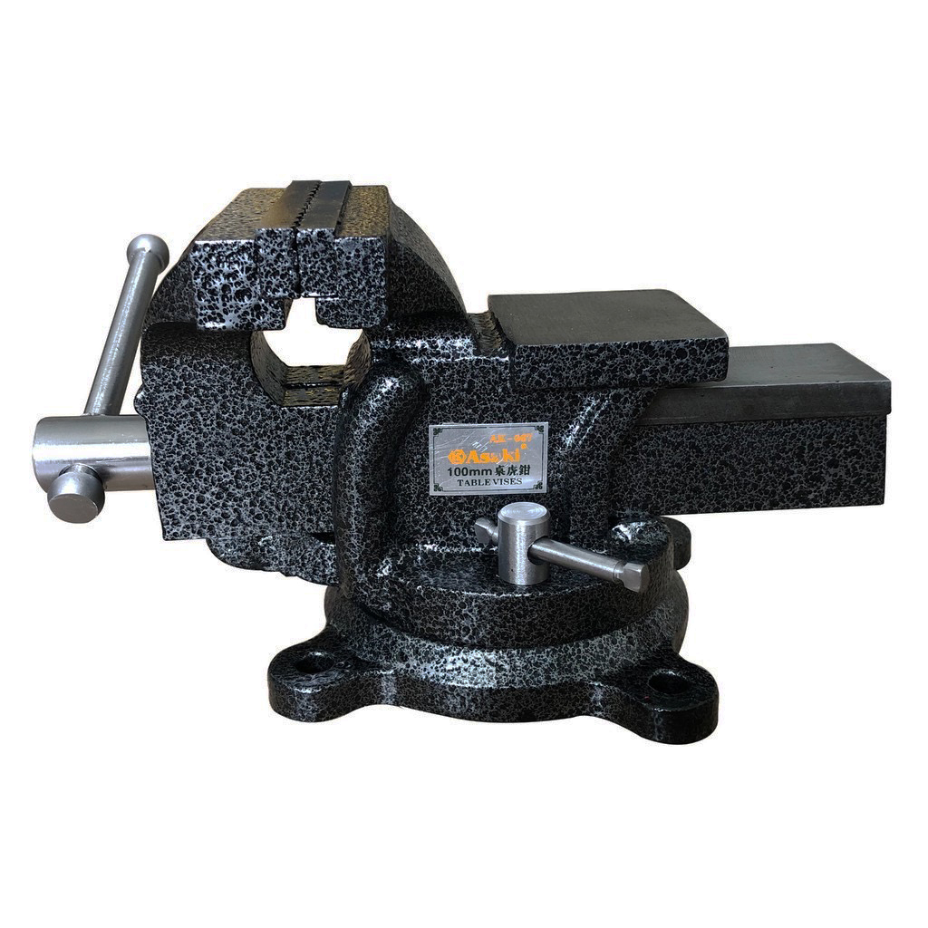 Ê tô bàn nguội, miệng mở 100mm xoay 360° Asaki AK-667 - shop uy tín, giá tốt