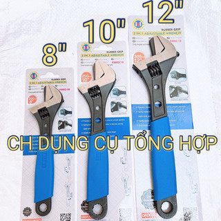 Mỏ lết cán bọc nhựa cao cấp 2trong1 f0002-8"/10"-12" c'mart