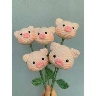 [ẢNH THẬT] Hoa heo handmade bằng len