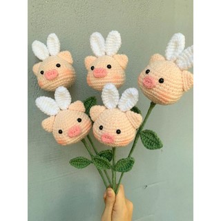 [ẢNH THẬT] Hoa heo handmade bằng len