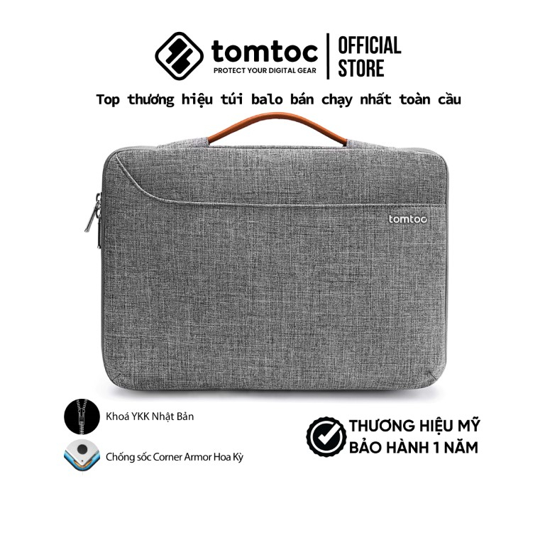 Túi xách chống sốc Tomtoc Spill-Resistant dành cho Macbook Pro 14 inch và Laptop - Hàng chính hãng