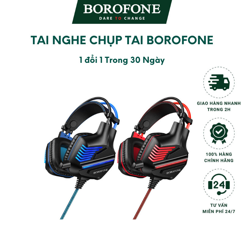 Tai nghe có dây chụp tai gaming Borofone BO101 - AK Mobile