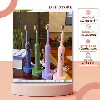 Bàn chải điện + 4 đầu bàn chải thay thế