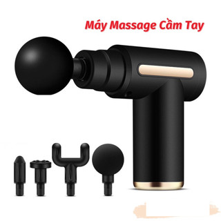 Máy đấm lưng massage cầm tay mini, máy massage cầm tay mini toàn thân 6 cấp độ chuyên sâu đa năng