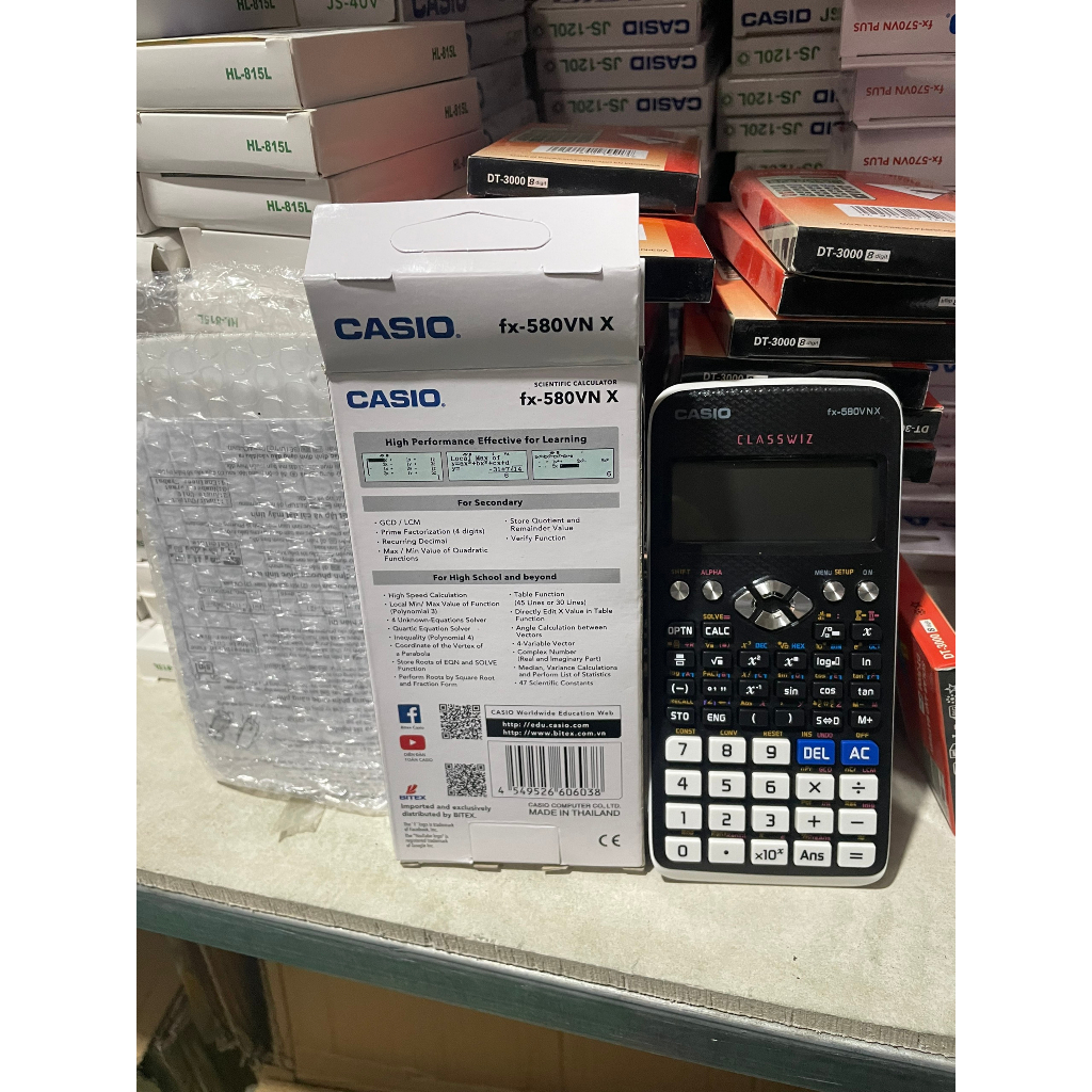 Máy tính Học Sinh Casio fx-580VN X