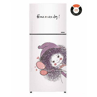 Decal dán Tủ Lạnh TÓC XOĂN - Trang trí nội thất