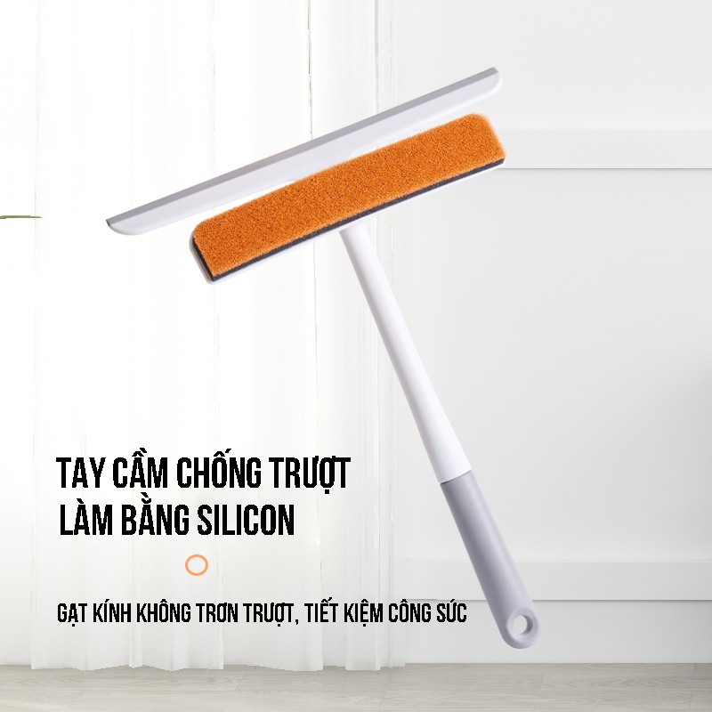 Cây lau kính thông minh Lusen-L02, bàn chải vệ sinh gạt chùi cửa kính đa năng 3 trong 1, nhỏ gọn tiện lợi | BigBuy360 - bigbuy360.vn