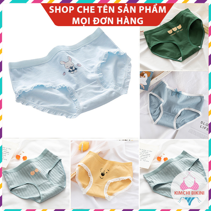 quần silip nữ bé gái ôm bụng hình thú KIMCHIBIKINI quần chip xì nót nữ bé gái màu dễ thương vải mềm cute 4 chiều QL093