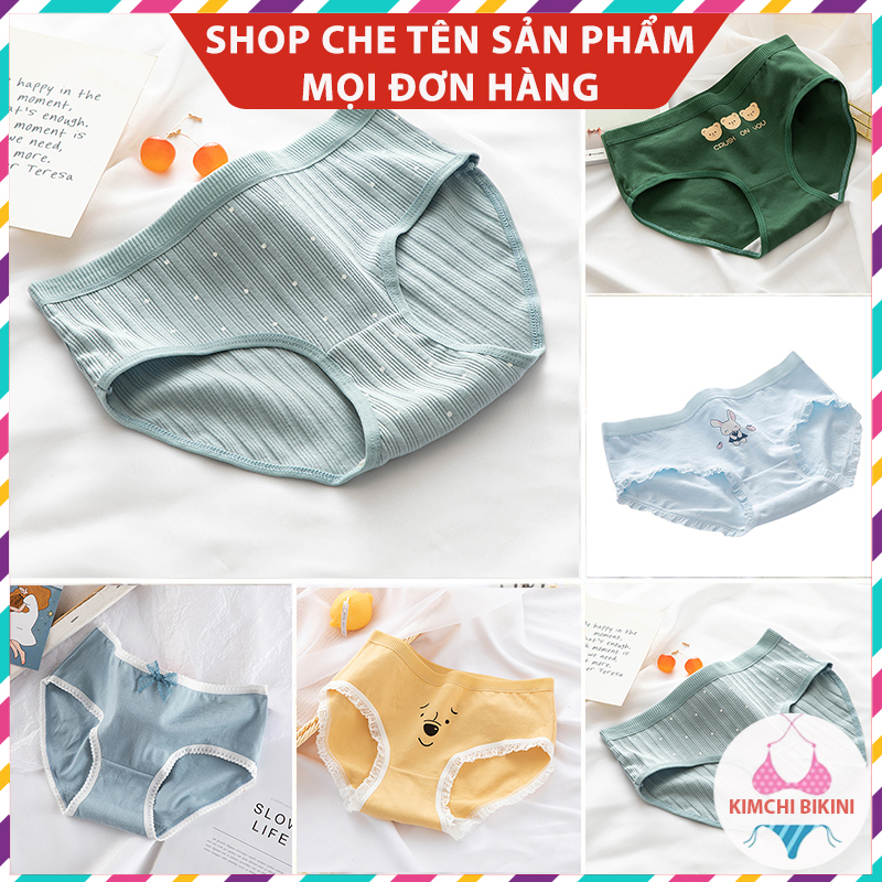 quần silip nữ bé gái ôm bụng hình thú KIMCHIBIKINI quần chip xì nót nữ bé gái màu dễ thương vải mềm cute 4 chiều QL093