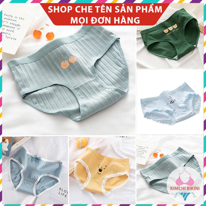 quần silip nữ bé gái ôm bụng hình thú KIMCHIBIKINI quần chip xì nót nữ bé gái màu dễ thương vải mềm cute 4 chiều QL093