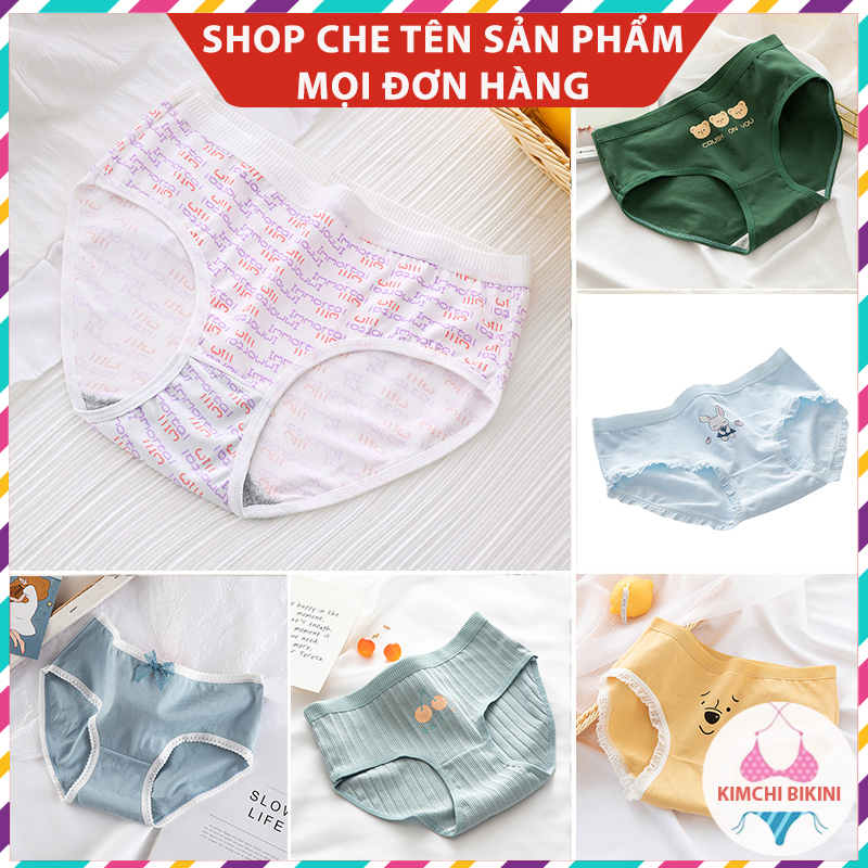 quần silip nữ bé gái ôm bụng hình thú KIMCHIBIKINI quần chip xì nót nữ bé gái màu dễ thương vải mềm cute 4 chiều QL093