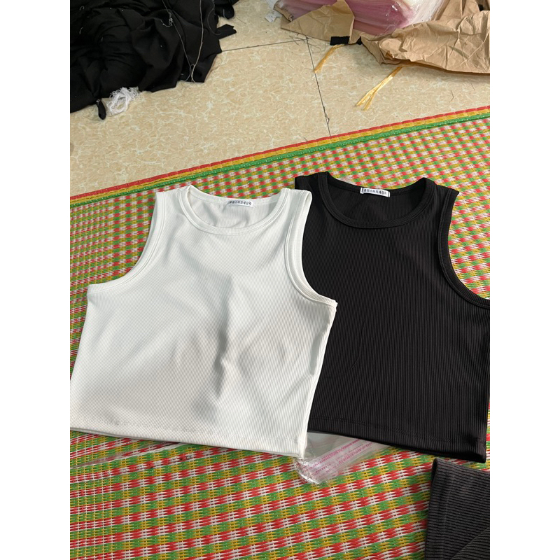 áo sát nách croptop