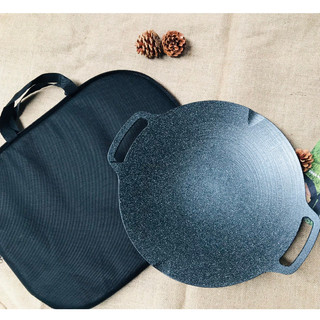 Chảo Đá Nướng Vân Đá Chống Dính Đáy Từ Ecoramic 36cm Cao Cấp Chính Hãng