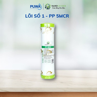 Lõi lọc nước số 1, Lõi PP 5 Micron dùng cho các dòng máy lọc nước RO, Geyser, Kangaroo, Karofi, Aqua...
