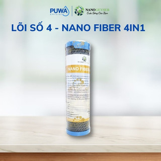 Lõi lọc nước số 4, lõi nano fiber 4in1 dùng cho các dòng máy lọc nước geyser, kangaroo, karofi, aqua...