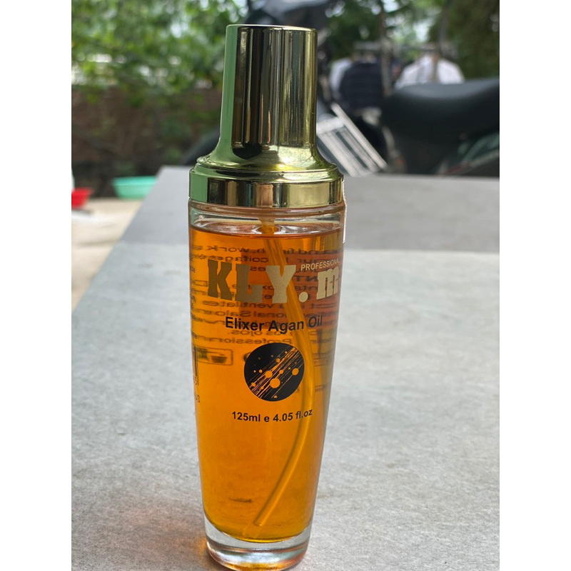 Tinh dầu dưỡng tóc KLY.M ELIXER ARGAN OIL phục hồi tóc hư tổn mềm mượt 125ml