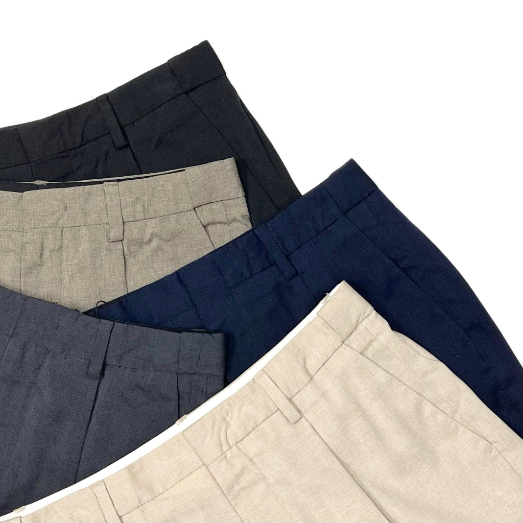 Quần âu The Kint Company - TUPT 52220 có ly form slim slack vải siêu nhẹ thoáng