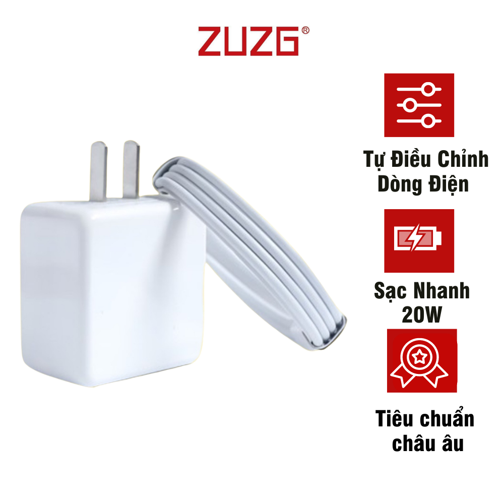 Củ sạc nhanh 20w dành cho ai phôn chính hãng ZUZG PD02