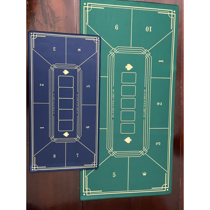 Thảm Poker cao su mặt nỉ chuyên nghiệp siêu bền size 40x80cm