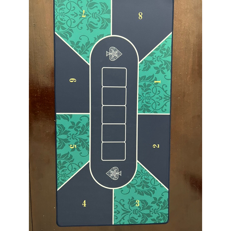 Thảm Poker cao su mặt nỉ chuyên nghiệp siêu bền size 40x80cm