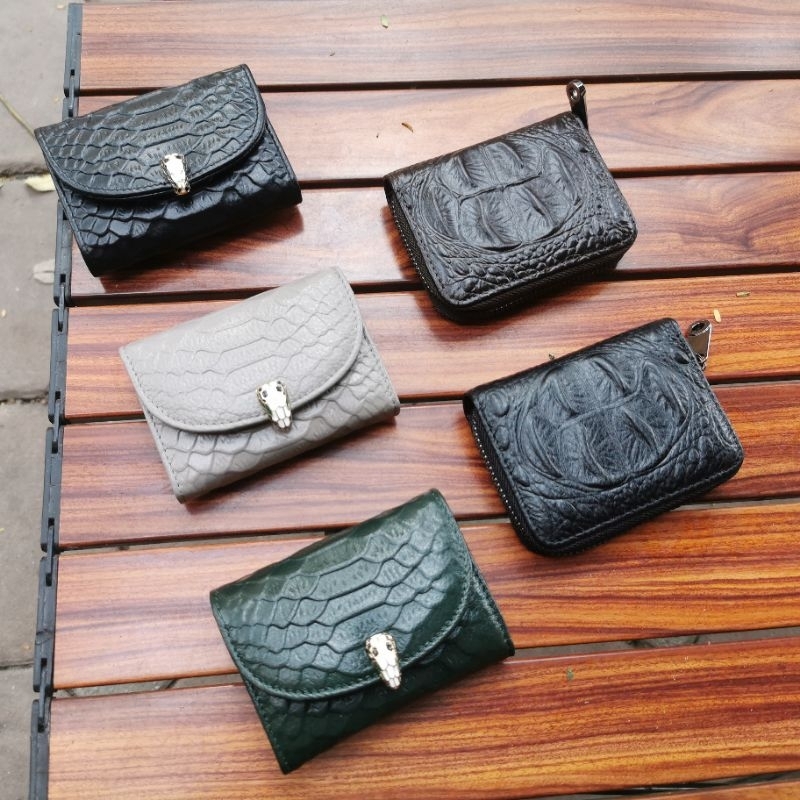 Ví Card holder da cá sấu thật giá sỉ