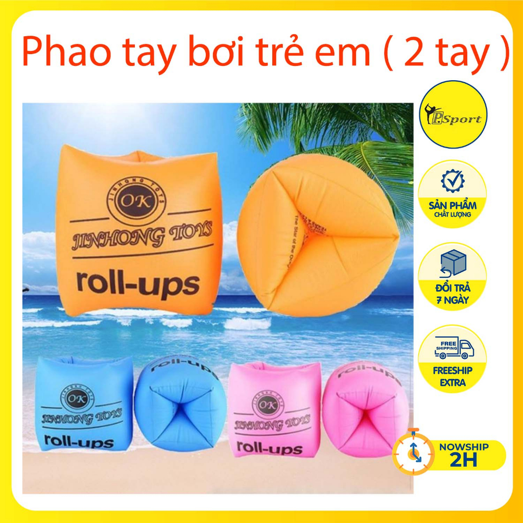 Phao Tay Bơi cho trẻ em Phao bơi đeo tay (2 tay)