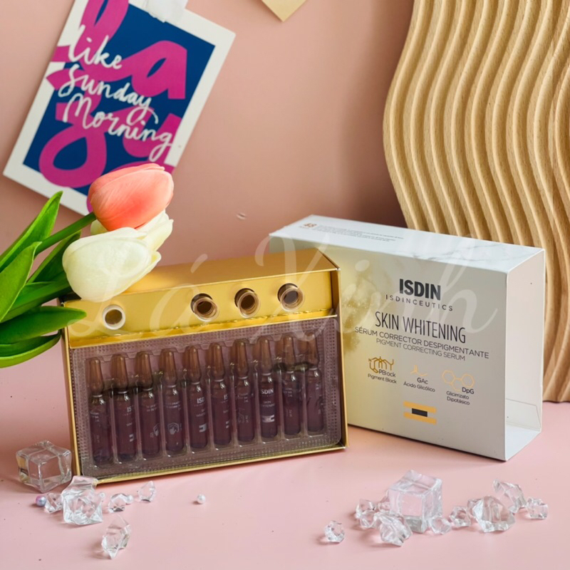 Huyết thanh sáng da, chống lão hoá ISDIN Flavo-C Ultraglican cho ban NGÀY 30ống x 2ml