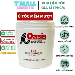 Kem hấp tóc, ủ tóc OASIS 1000ML loại 1 đặc như sáp - Xả tóc giúp tóc mềm mượt