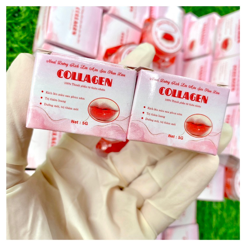 Son Dưỡng Môi Kích Lên Màu Sau Phun Xăm hũ kim cương 5G