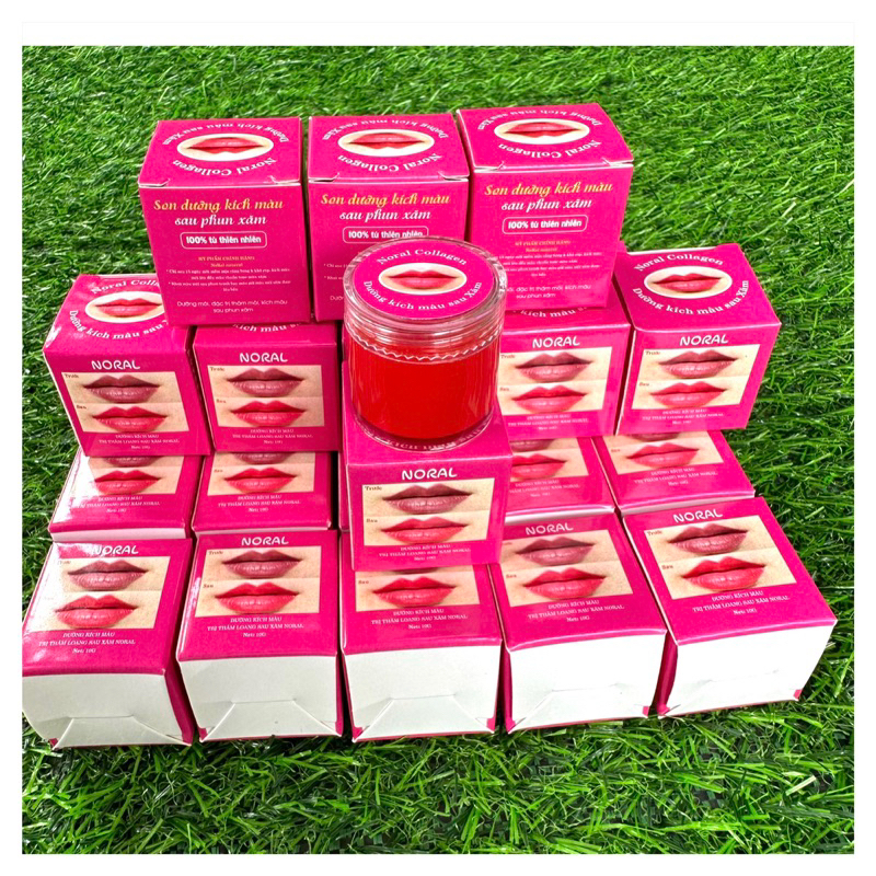 Son Dưỡng Môi Kích Lên Màu Sau Phun Xăm ,Hũ trụ 10G