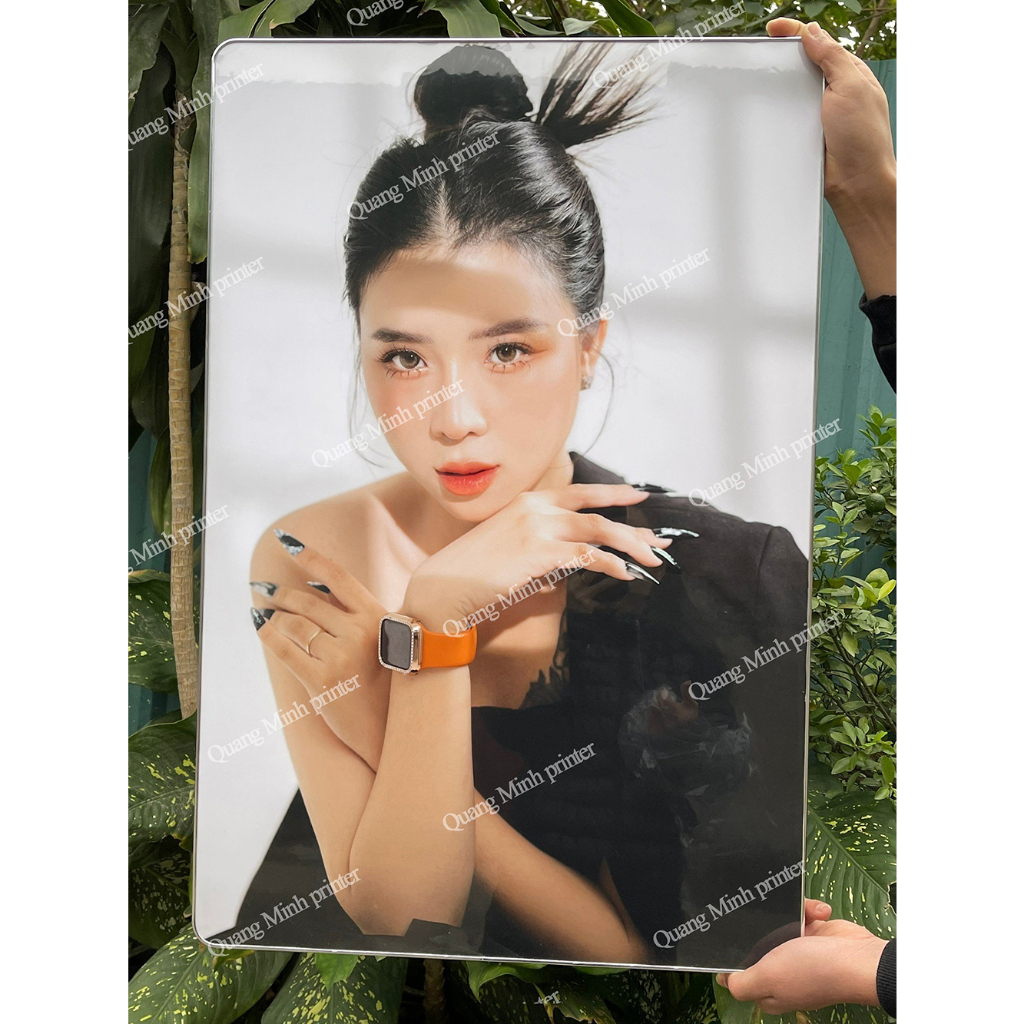 COMBO IN 2 ẢNH TRÁNG GƯƠNG 40X60 TẶNG 1 KHUNG 10x15cm- Tặng Kèm Móc Treo