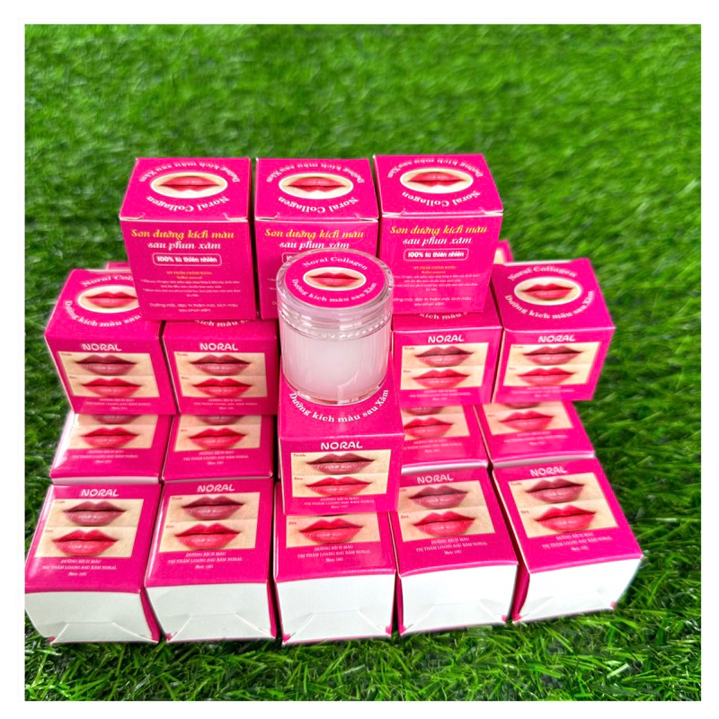 Son Dưỡng Môi Kích Lên Màu Sau Phun Xăm ,Hũ trụ 10G
