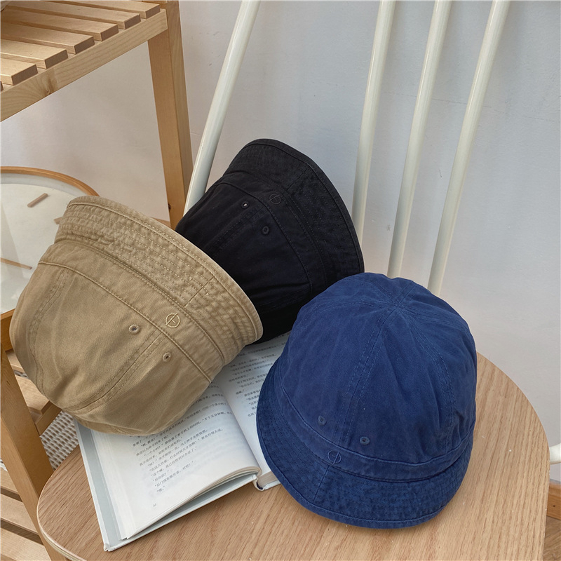 Mũ bucket trơn vành cụp phong cách unisex, Nón vành tròn - Chất liệu vải dày dặn cao cấp thấm hút