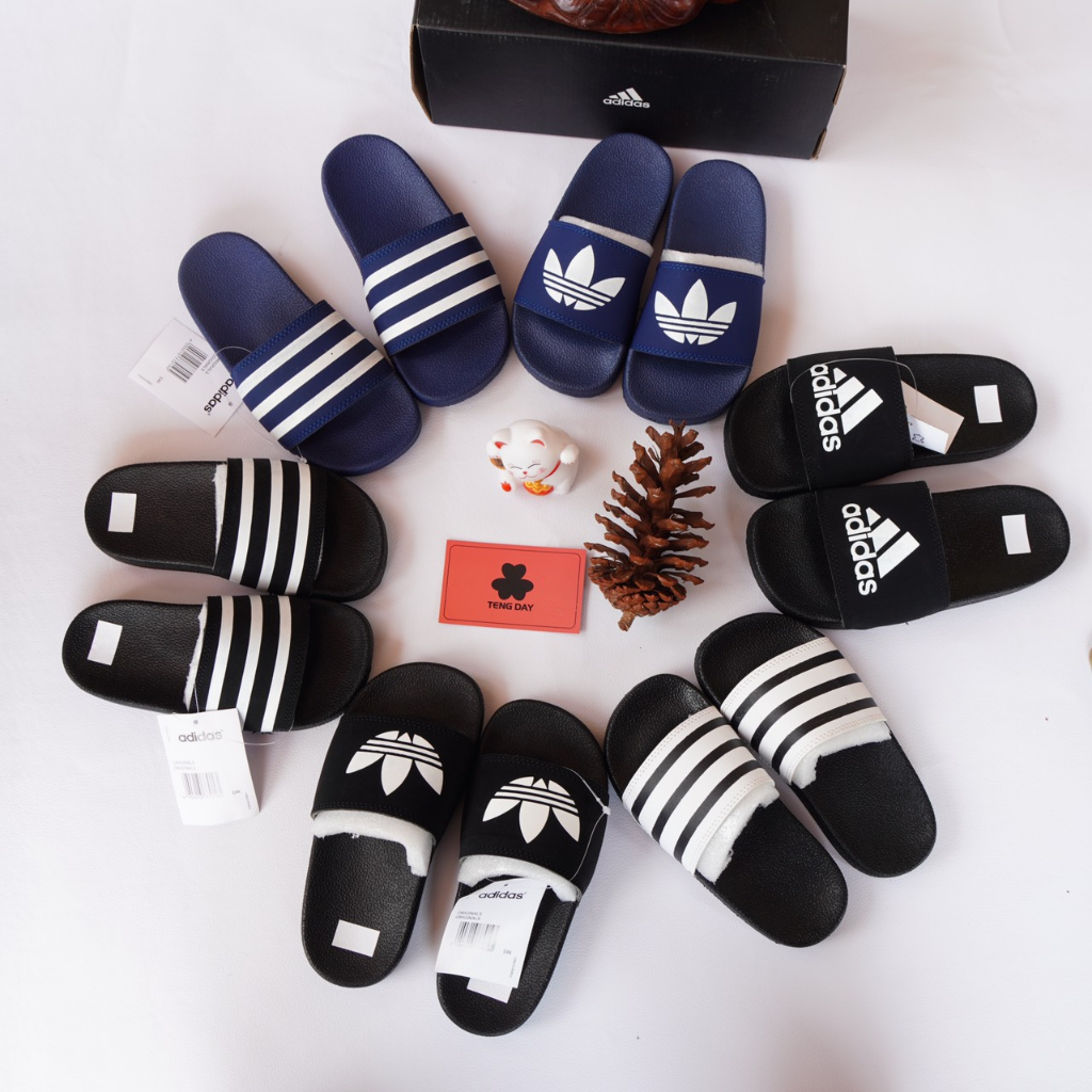 Dép trẻ em quai ngang adidasss Dép lê quai ngang cho bé trai bé gái từ 4 đến 14 tuổi