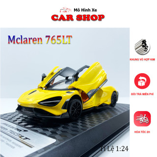 Mô hình xe mclaren 765lt tỉ lệ 1:24 hãng msz