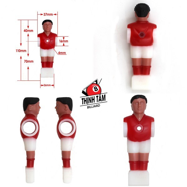 Bộ 11 Cầu Thủ Bàn Bi Lắc Tiêu Chuẩn