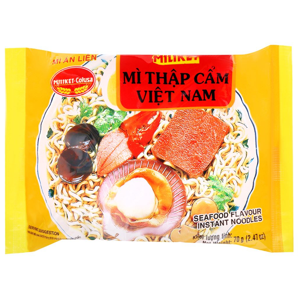 Mì Miliket hương vị Thập cẩm gói 70g