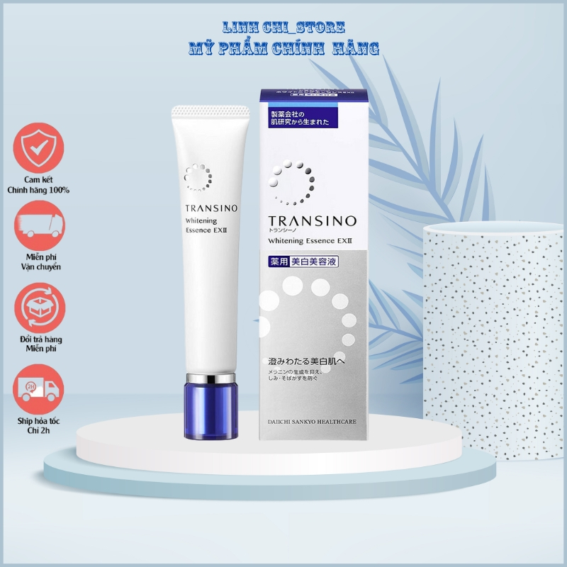 Tinh chất dưỡng trắng da Transino Whitening Essence ExII, tinh chất hỗ trợ ngăn ngừa nám, dưỡng sáng da Nhất Bản 30g