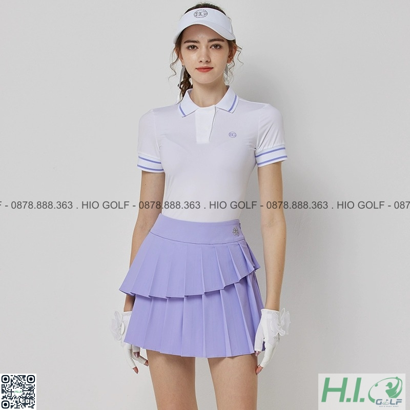 Set áo váy Golf nữ cộc tay BG Golf hè 2023 mới nhất – CH508