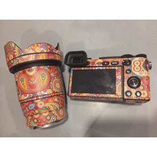 Miếng Dán Skin Cho Lens Máy Ảnh Cỡ Vừa- In Theo Yêu Cầu- Cắt Sẵn Theo Form Máy