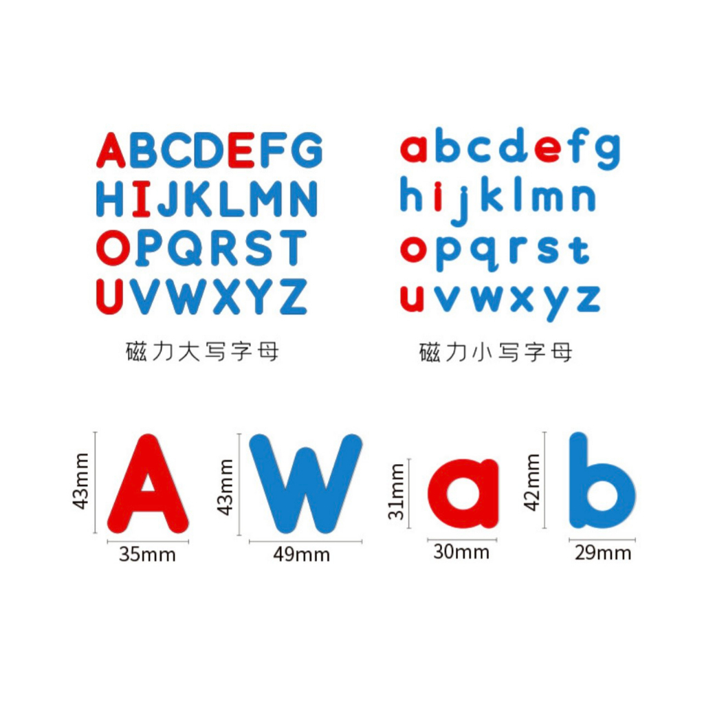 ĐỒ CHƠI BẢNG CHỮ CÁI VÀ BẢNG CHỮ SỐ NAM CHÂM 104PCS LẮP GHÉP CHO BÉ